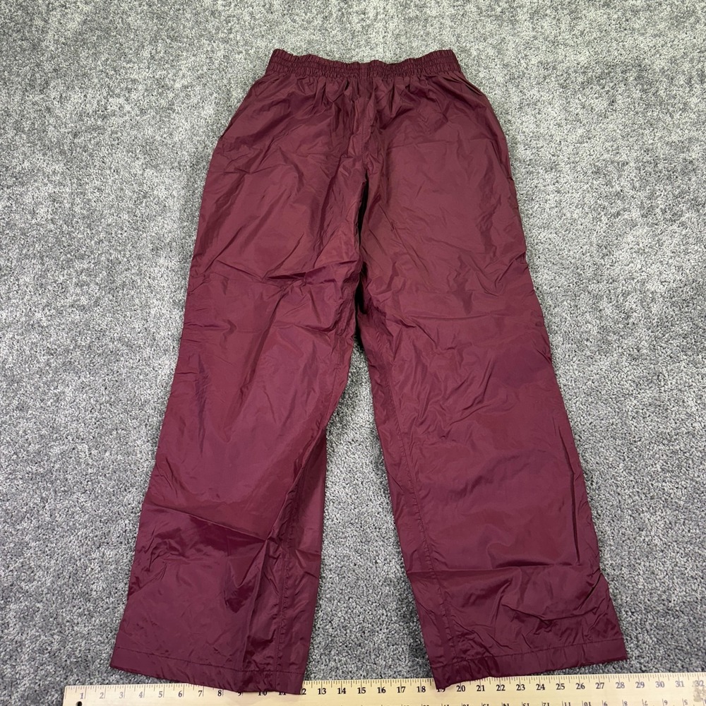 Gander Mountain Pants Mens Large Red Nylon Rain Elastic Waist Hiking Outdoor